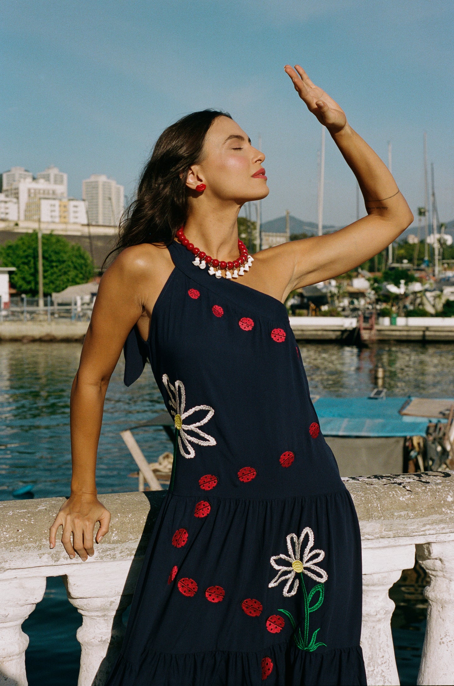 Vestido Dança de Joaninhas - marinho