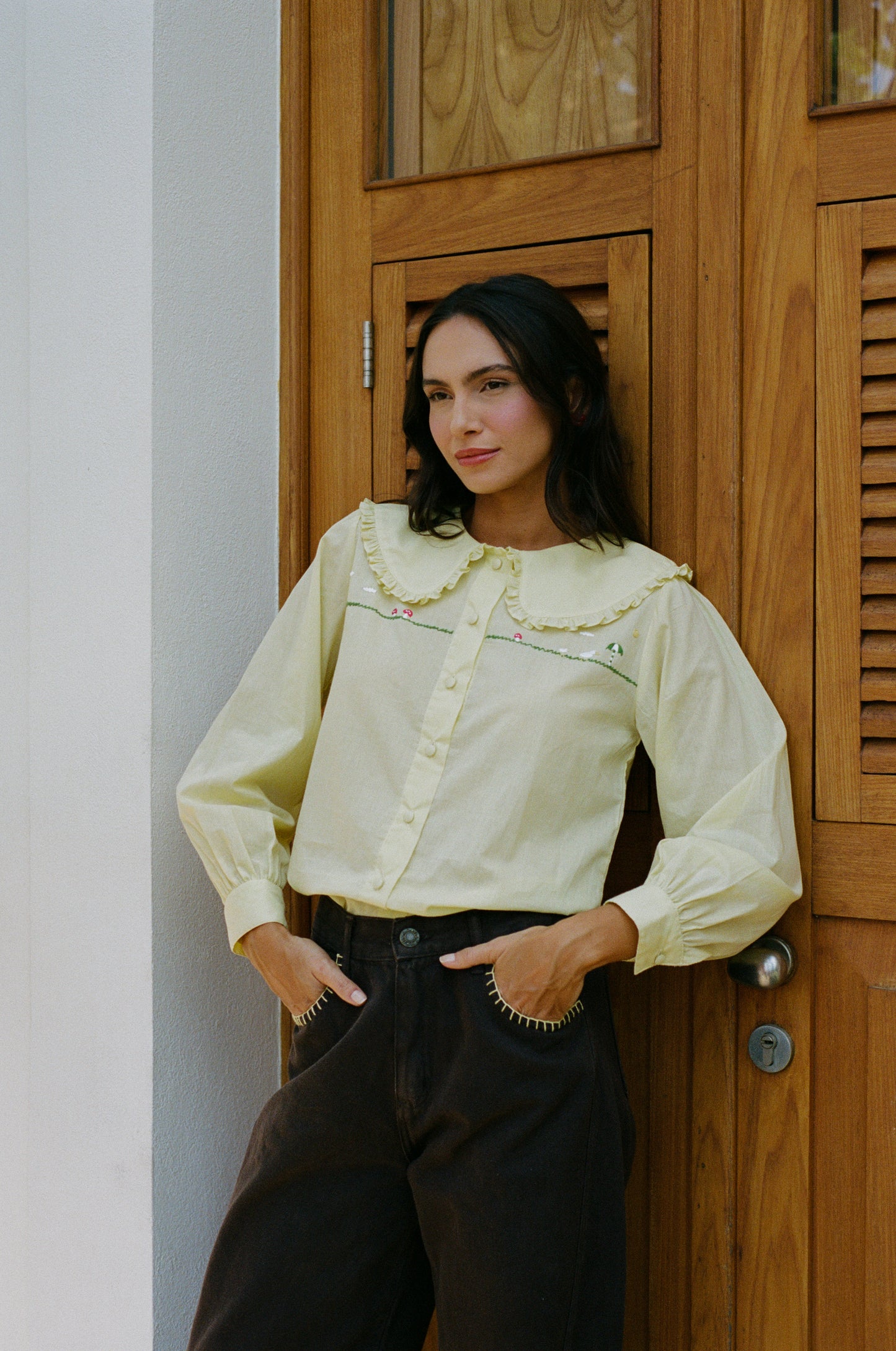 Camisa Mini Bosque - amarelo