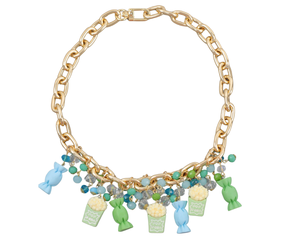 Colar Pipoca - verde