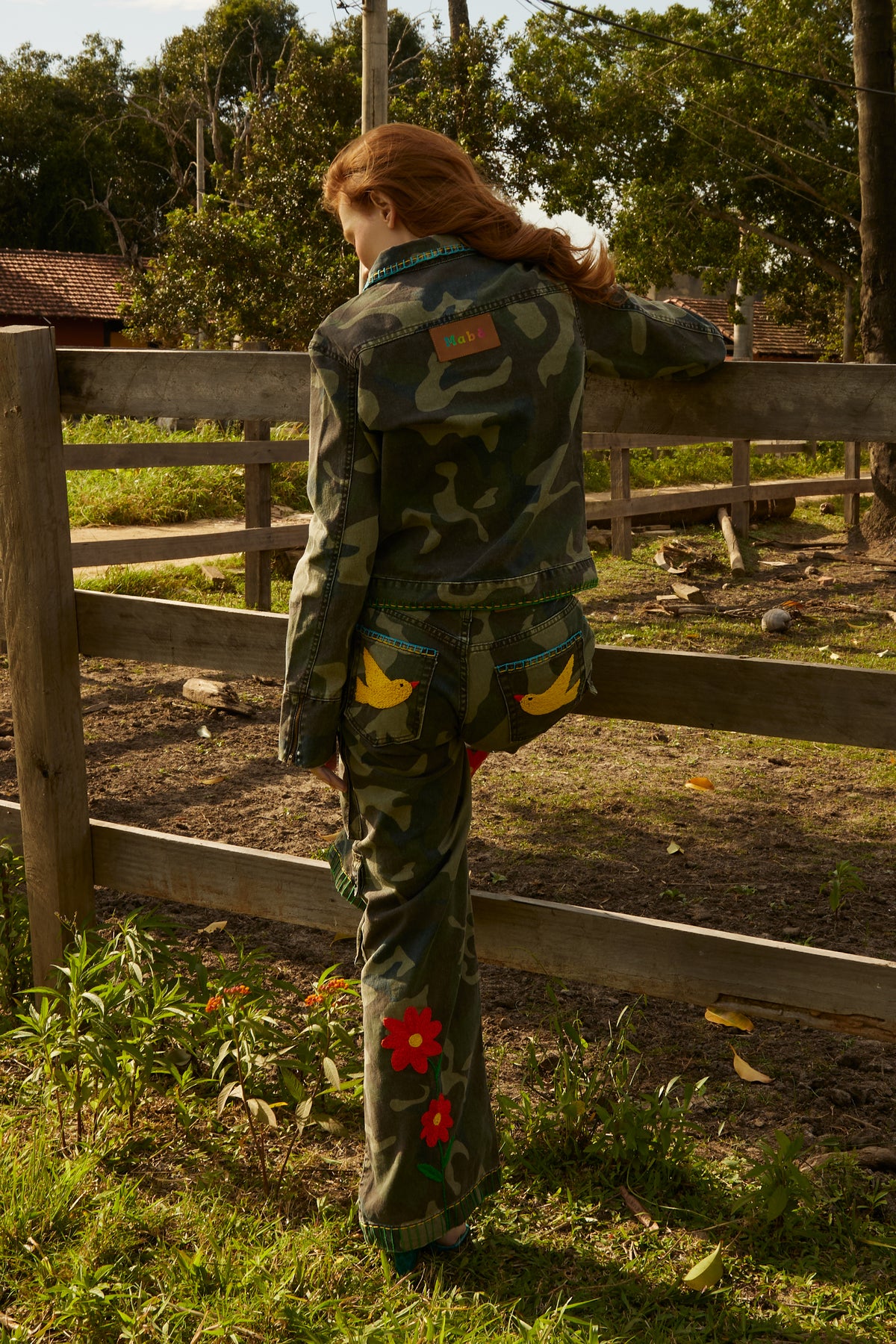 Calça Florescer - camuflado