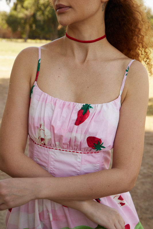 Vestido Picnic - rosa