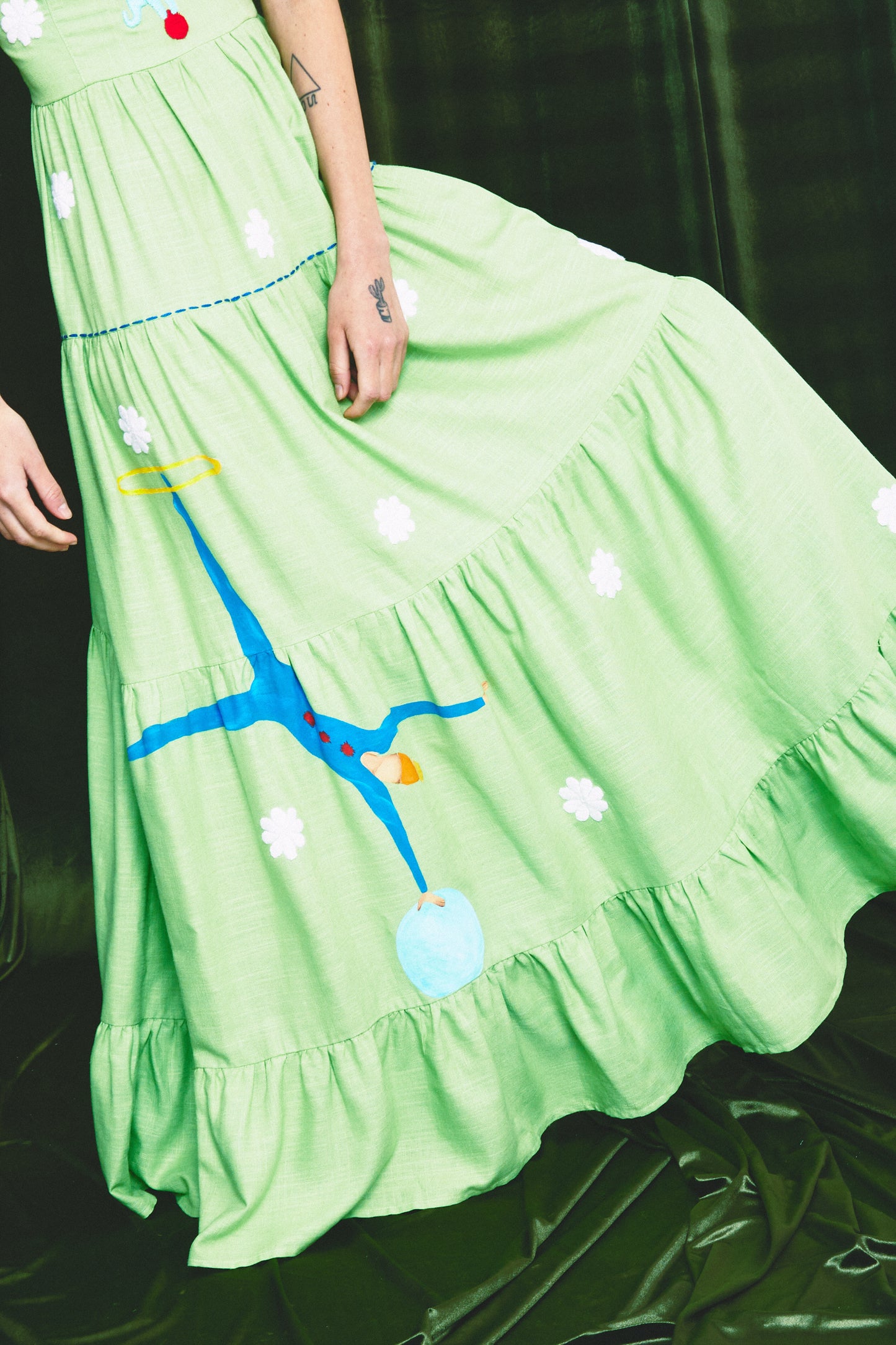 Vestido Amanda Circo - verde