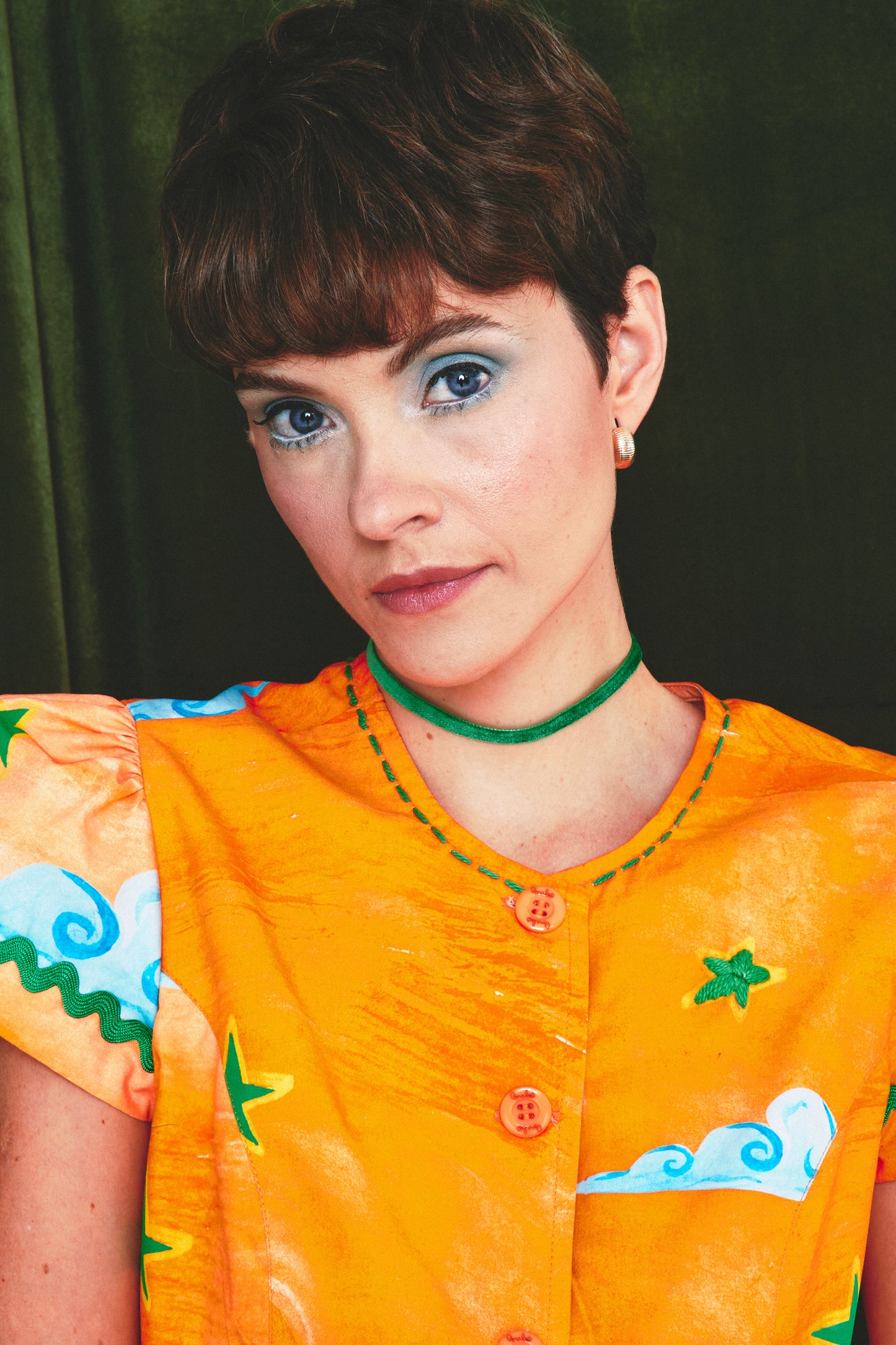 Colete Estela Circo - laranja