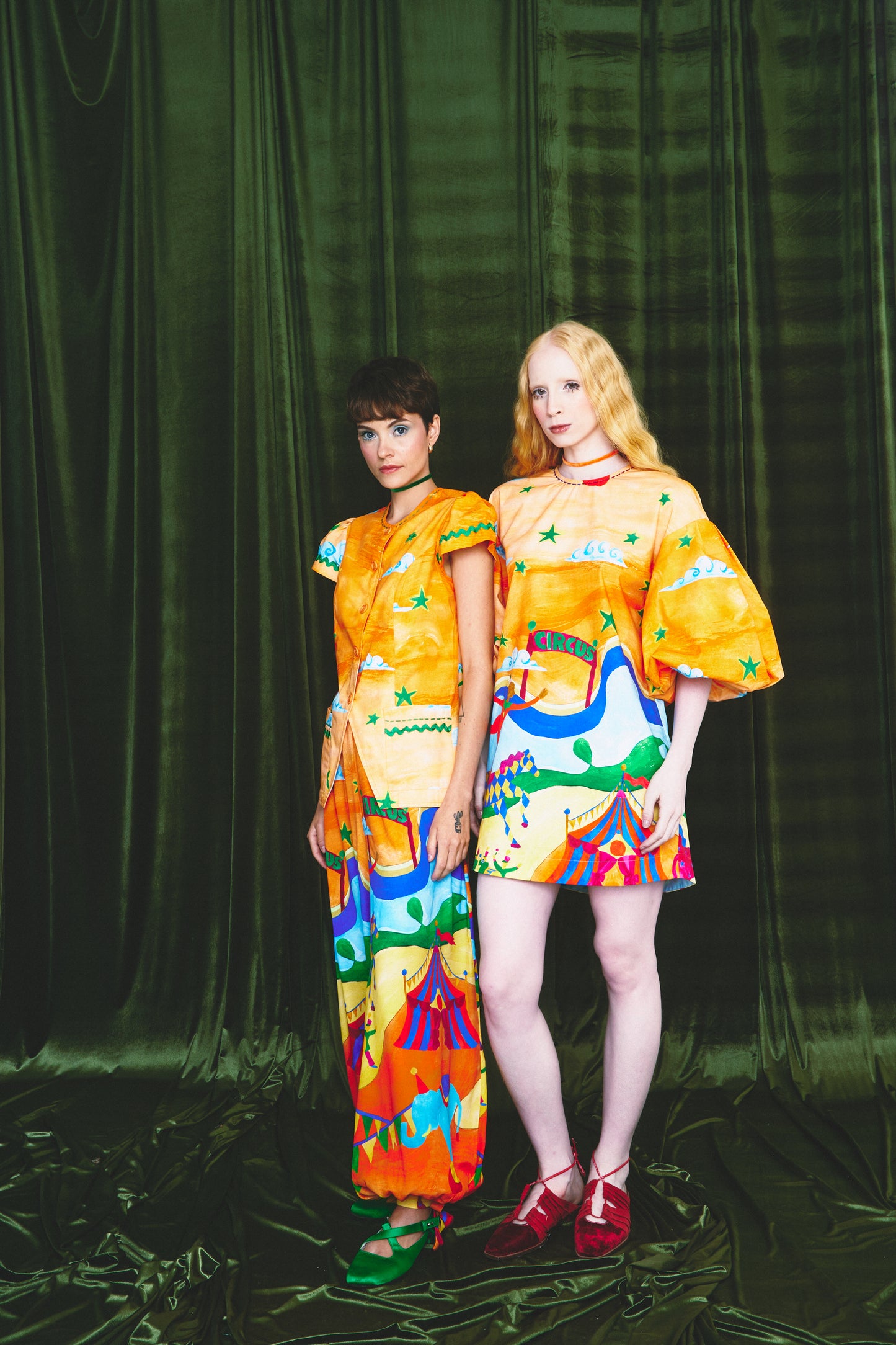 Vestido Fada Circo - laranja