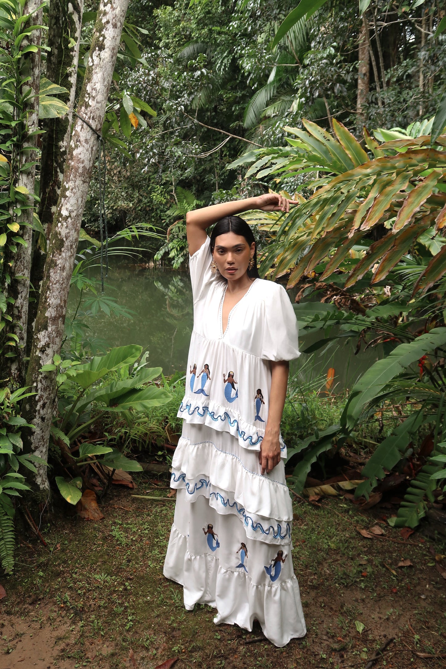 Vestido Afeto Rainha do Mar - off