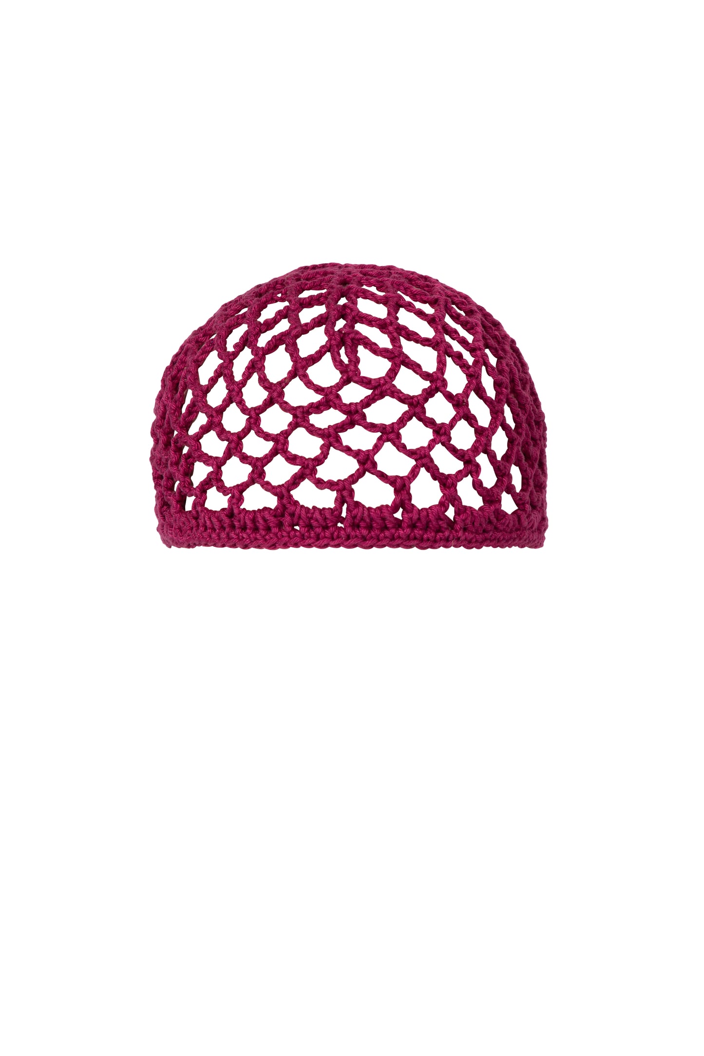 Touca de Crochê - vinho