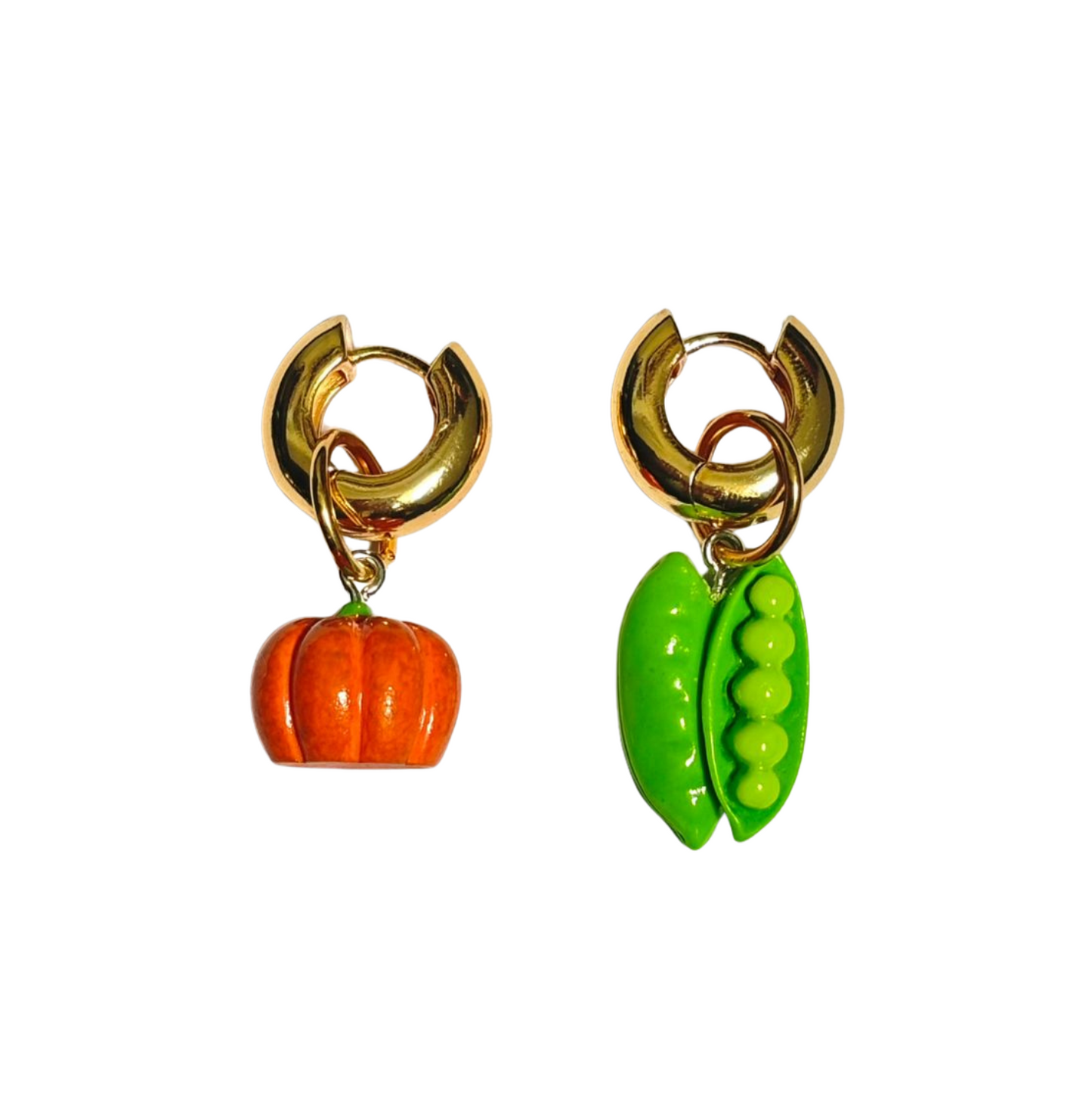 Brinco Vegetais - laranja/verde