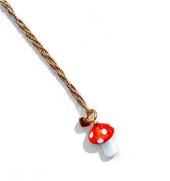 Corrente Cogumelo - vermelho