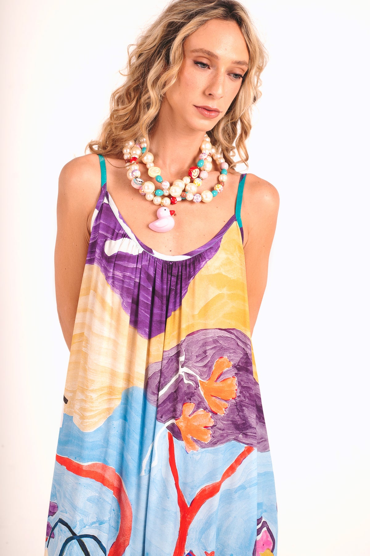 Vestido Movimento Recanto - roxo