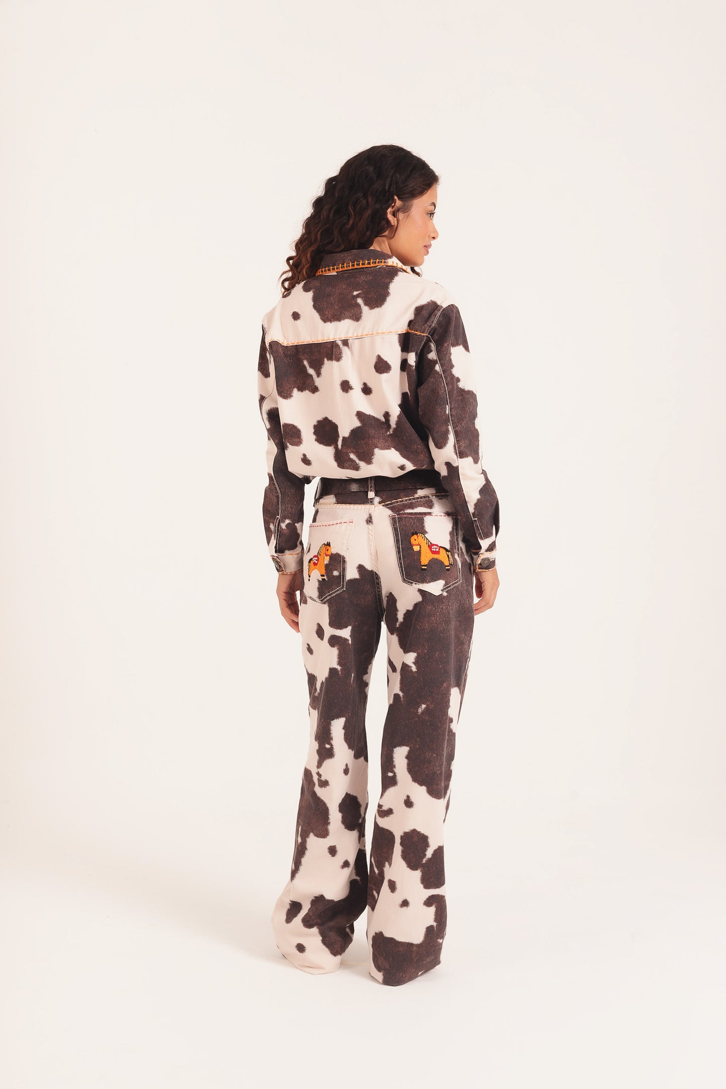 Calça Rancho - cowprint