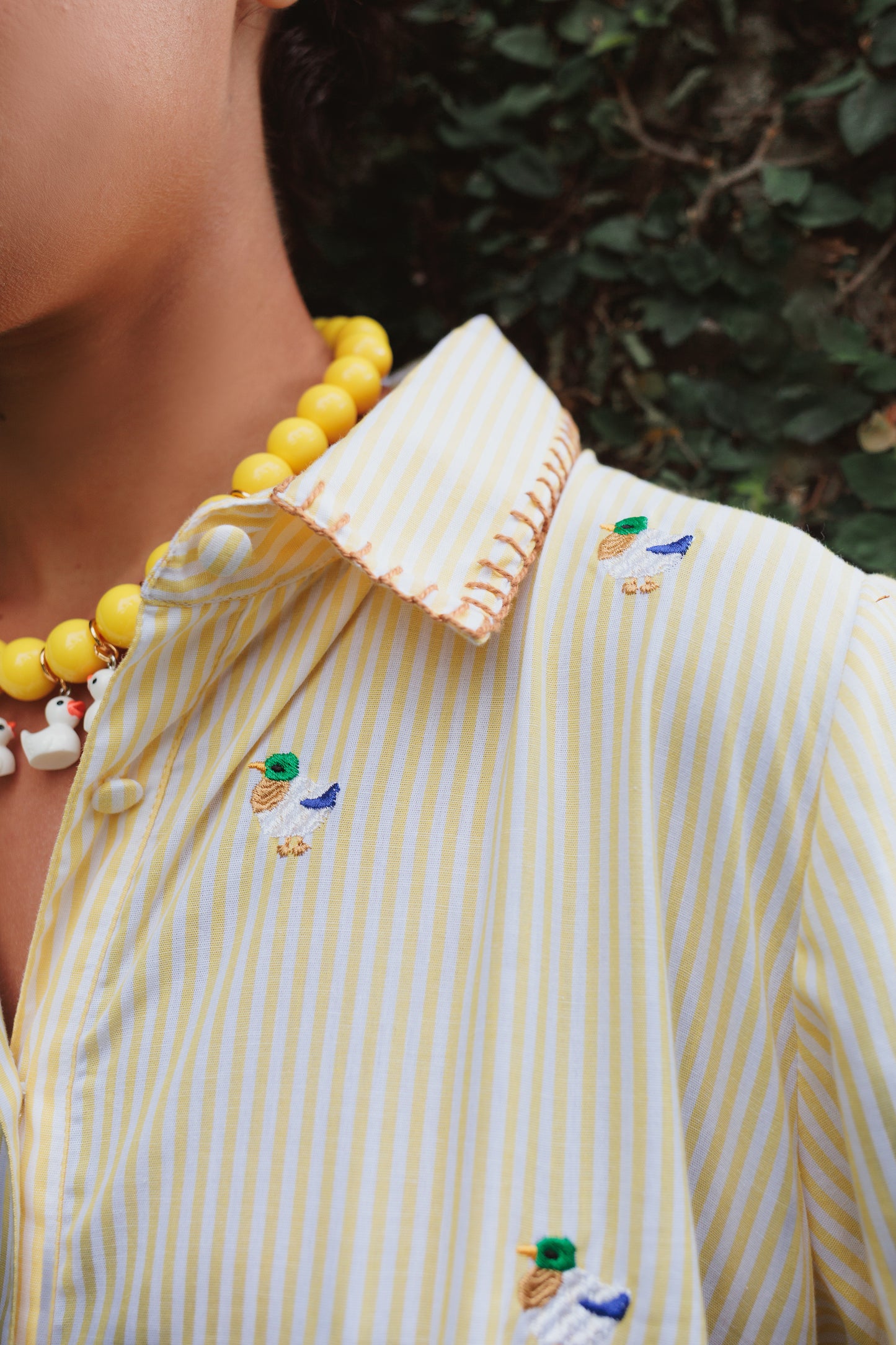 Vestido Sampa Revoada - listrado amarelo