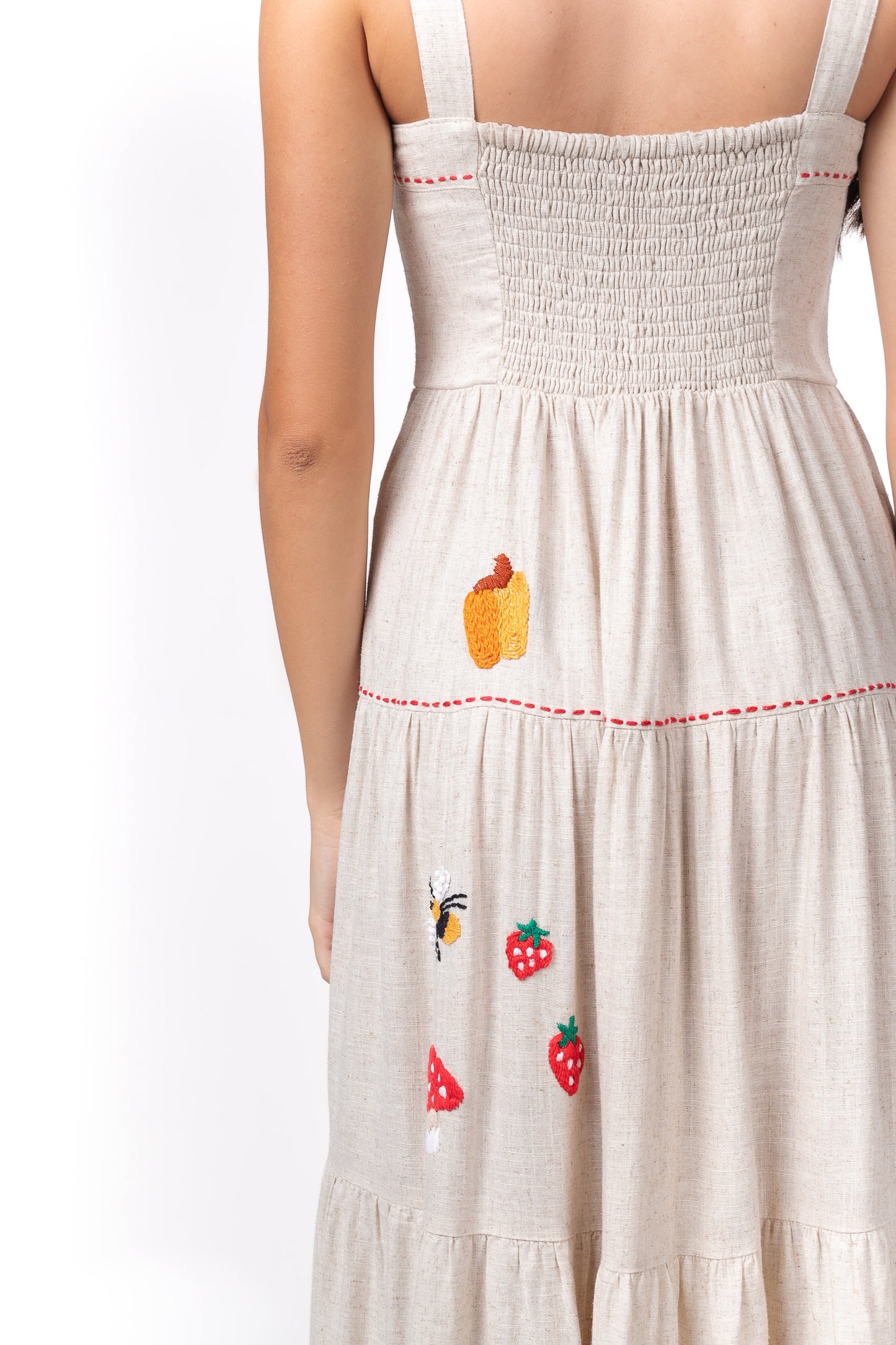 Vestido Amanda Doçura - cru