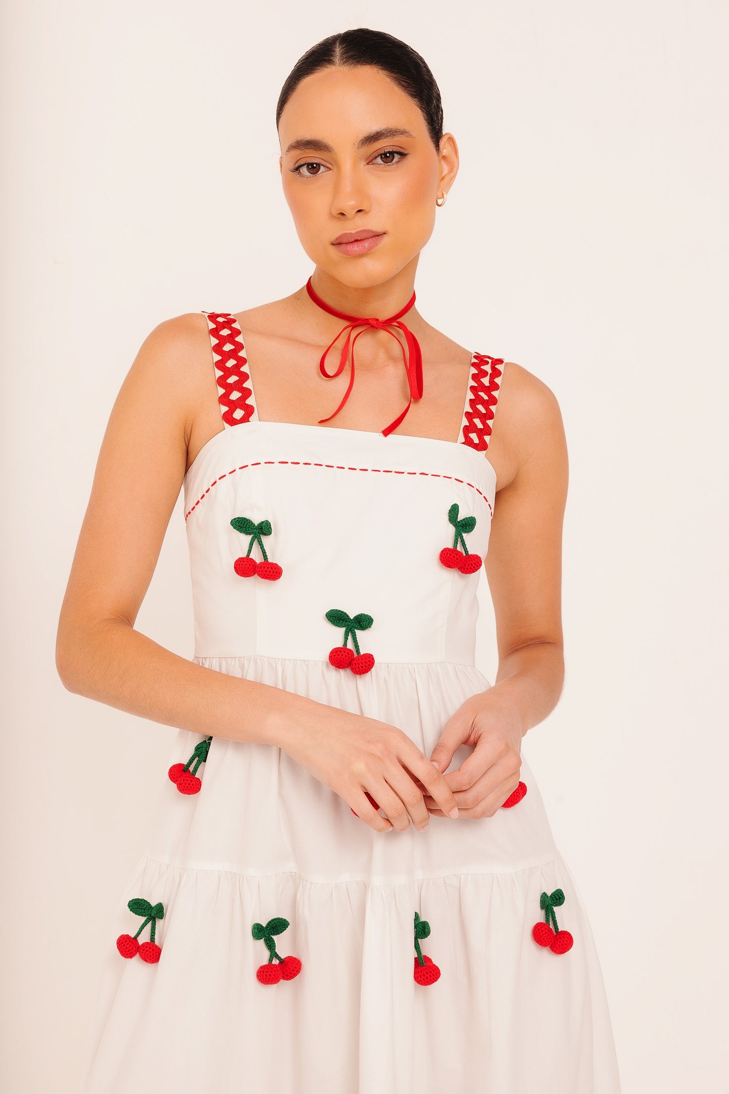 Vestido Amanda Cereja - off