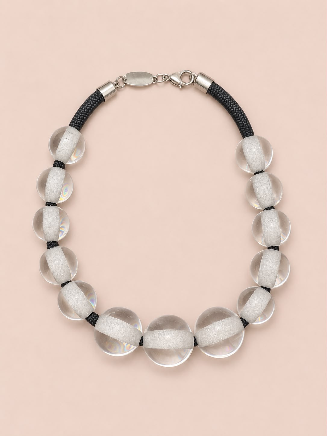 Colar Bolota - transparente