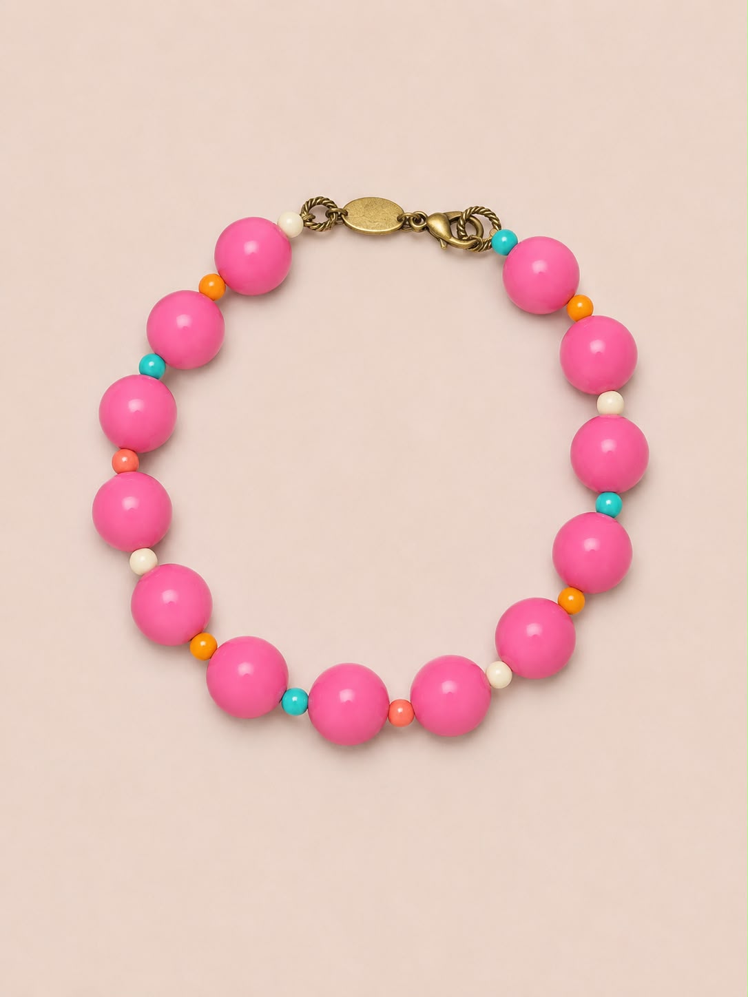 Acorn Choker - pink