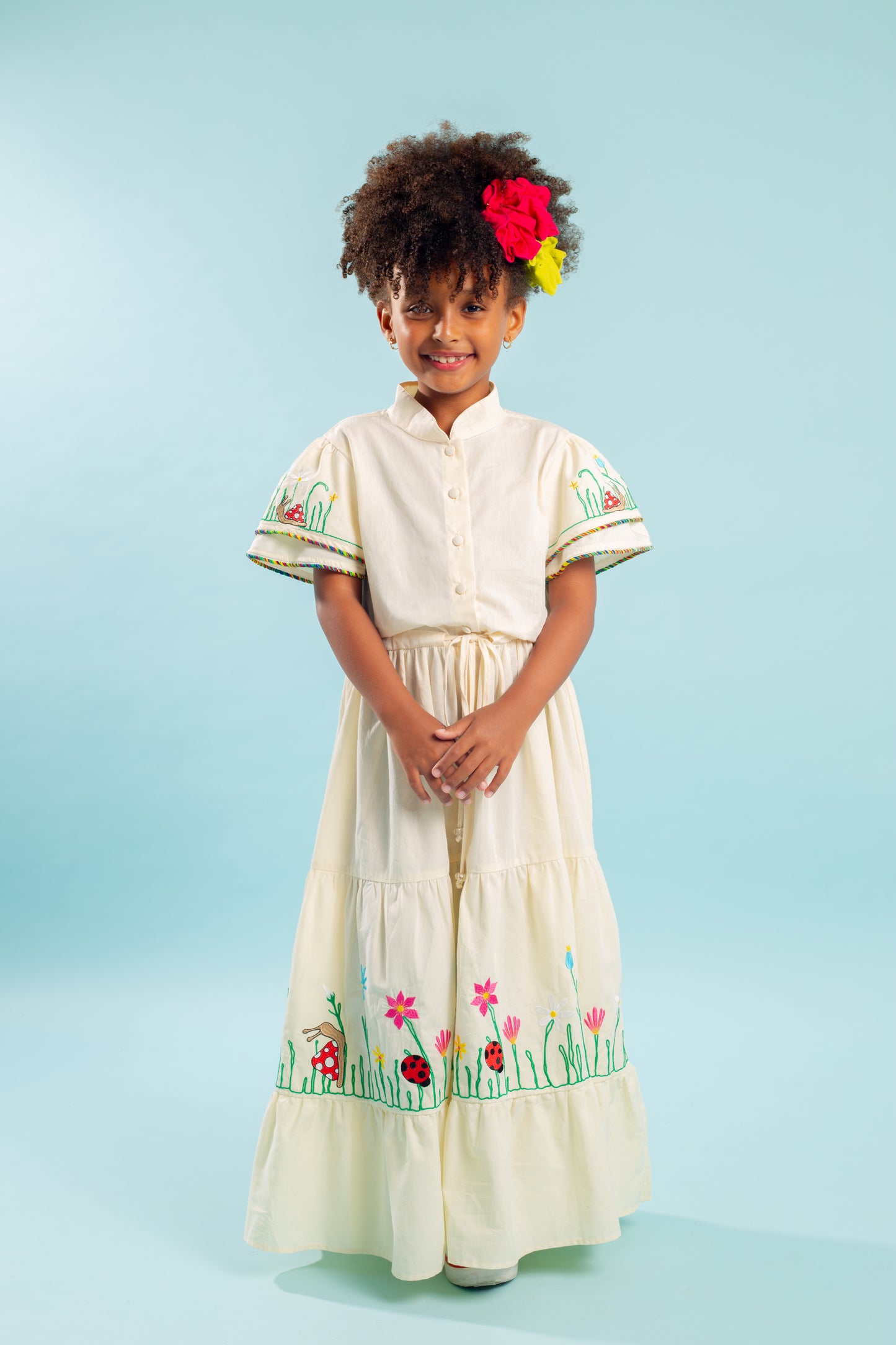 Vestido Frida Sonho Mini - amarelo