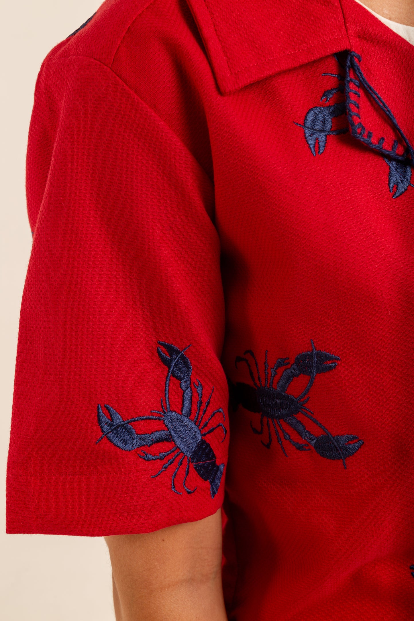 Casaqueto Lagosta - vermelho