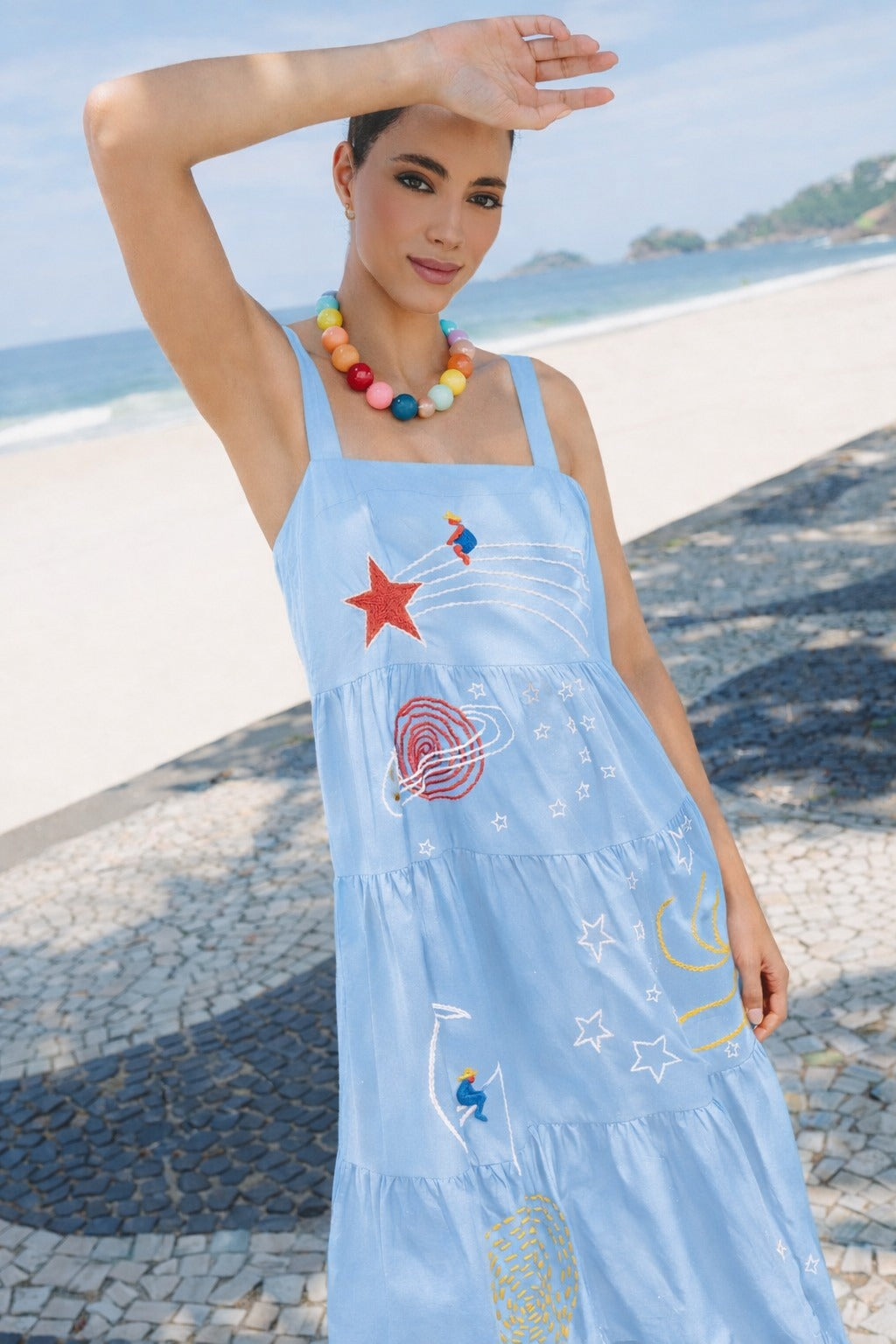 Vestido Amanda Astros - azul