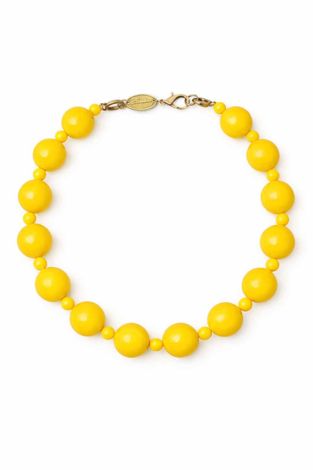 Choker Bolota P - amarelo