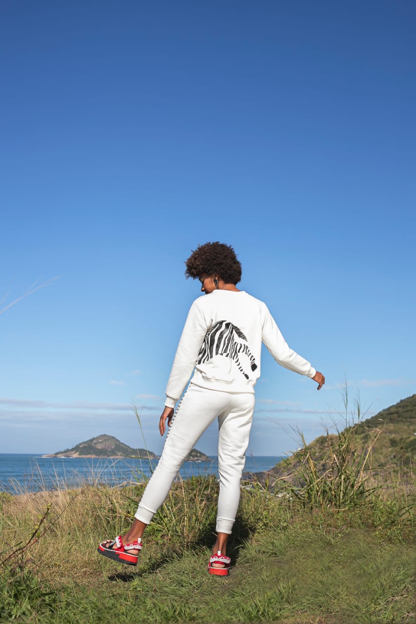 Conjunto Moletom Zebra - off