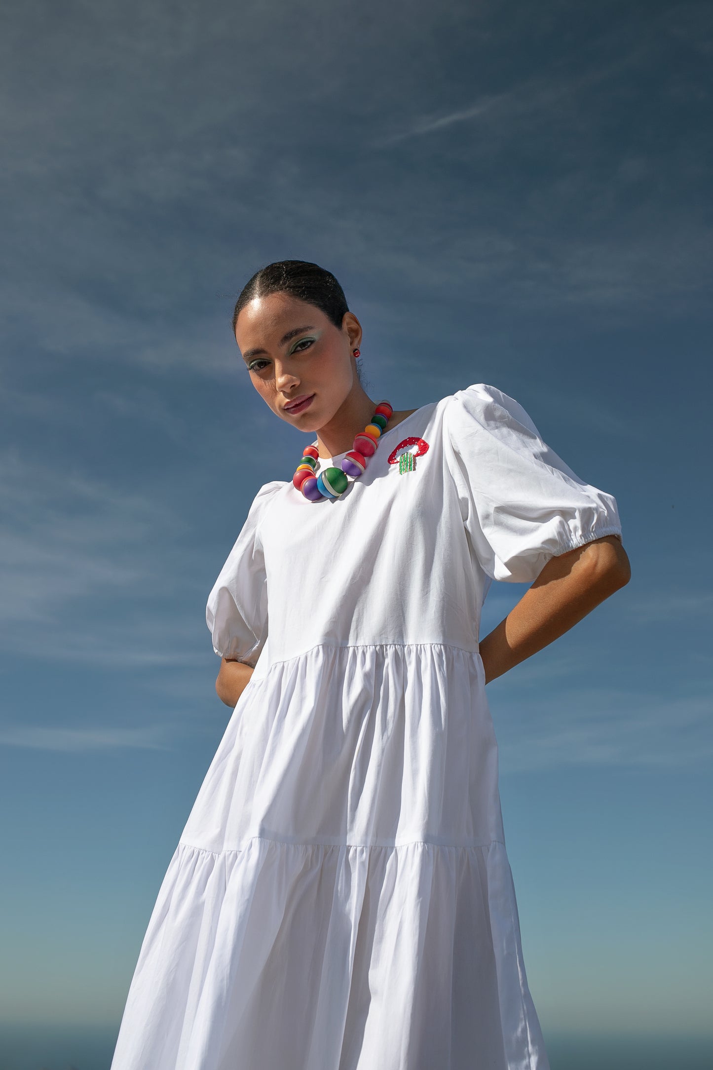 Vestido Coração - branco