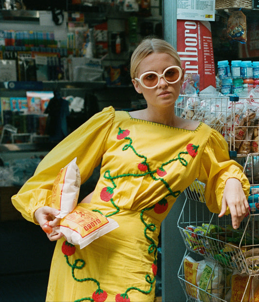 Vestido Luz Tomates - amarelo