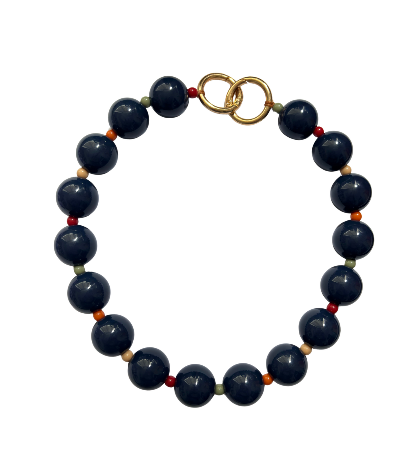 Choker Entremeios Coloridos - marinho