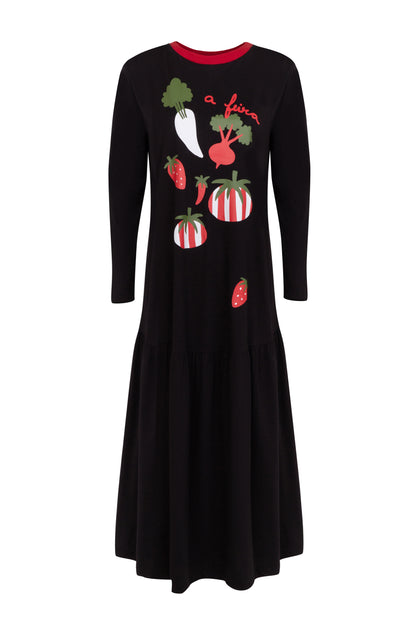 Vestido Feira - preto