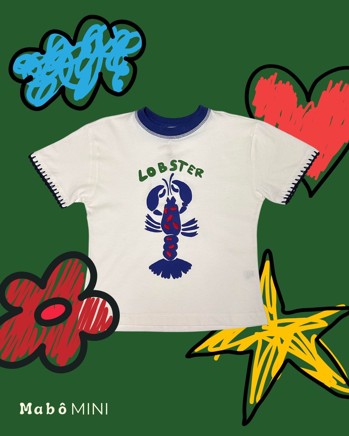 T-Shirt Lagosta Mini - off