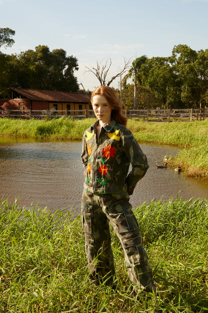 Jaqueta Florescer - camuflado