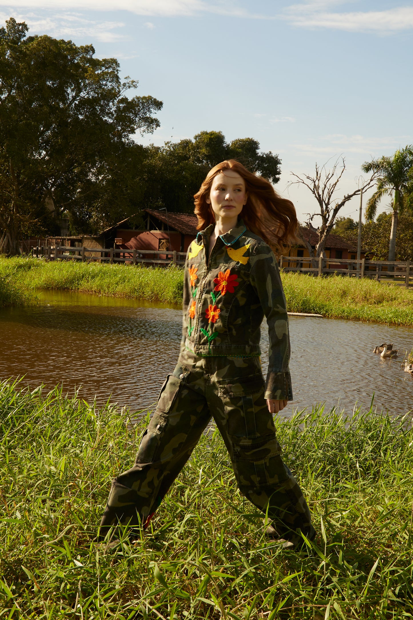 Jaqueta Florescer - camuflado