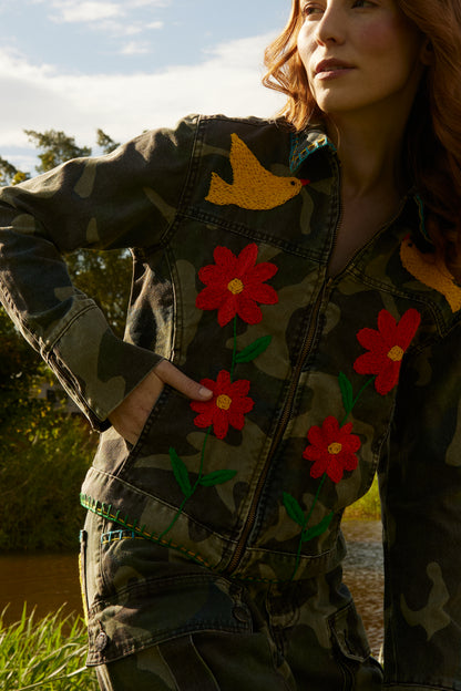 Jaqueta Florescer - camuflado