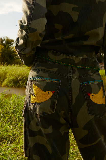 Calça Florescer - camuflado