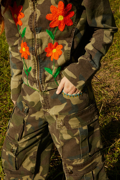 Calça Florescer - camuflado