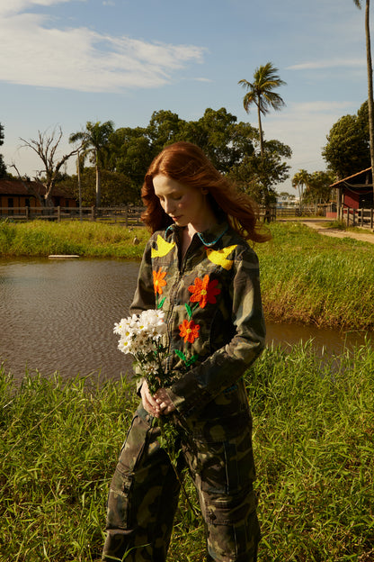 Jaqueta Florescer - camuflado