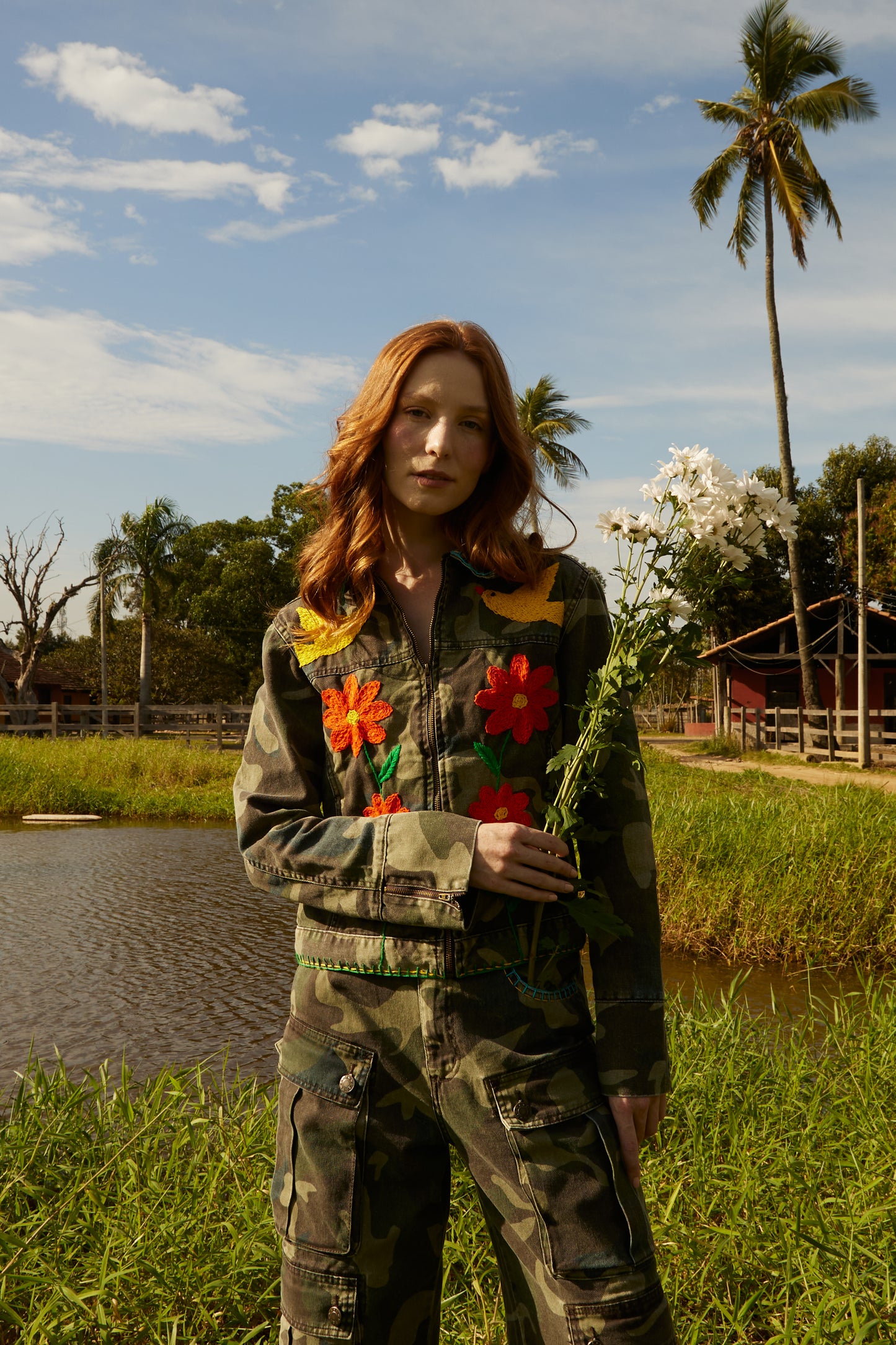 Jaqueta Florescer - camuflado
