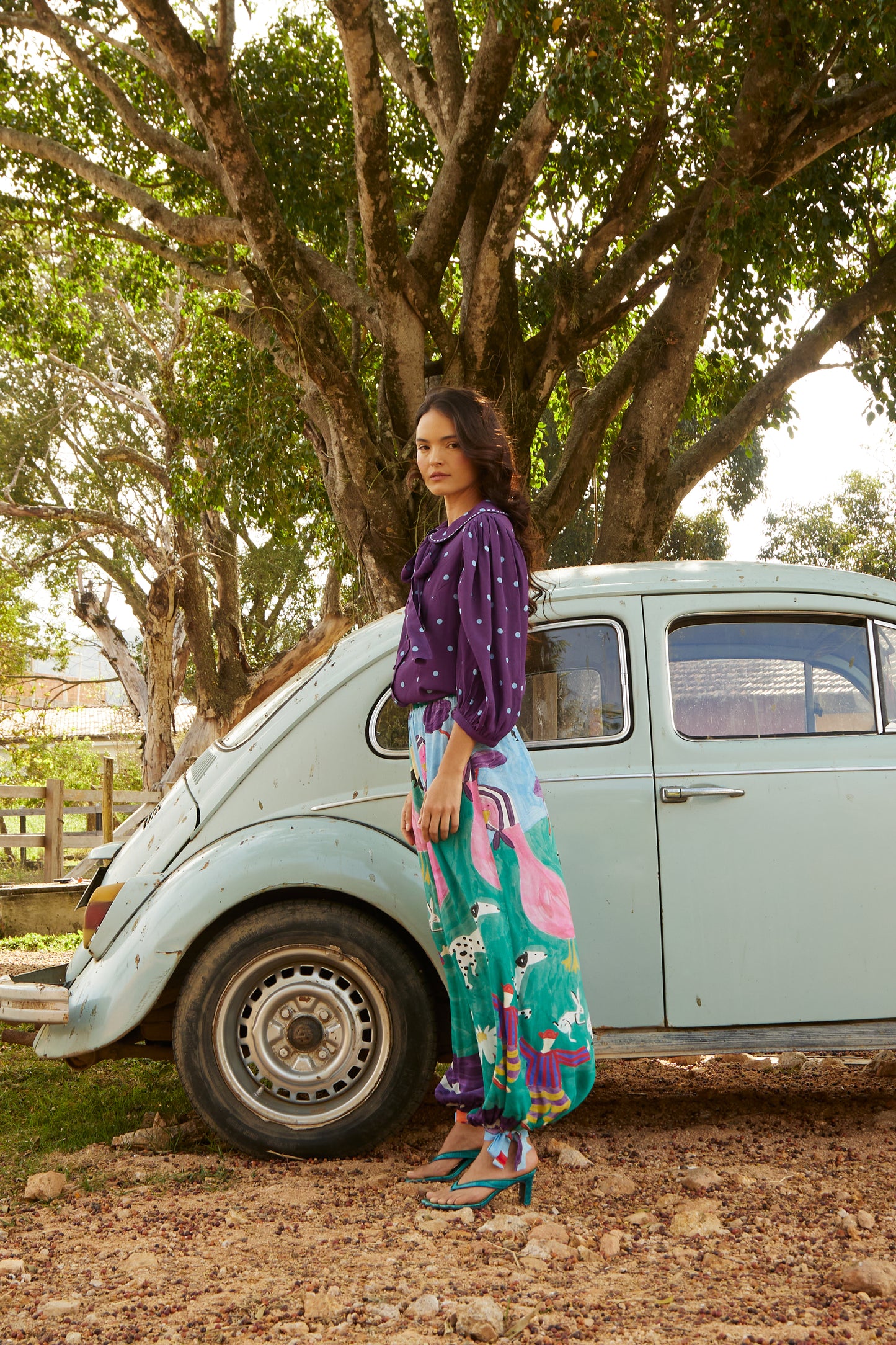Calça Aladim Bosque - roxo