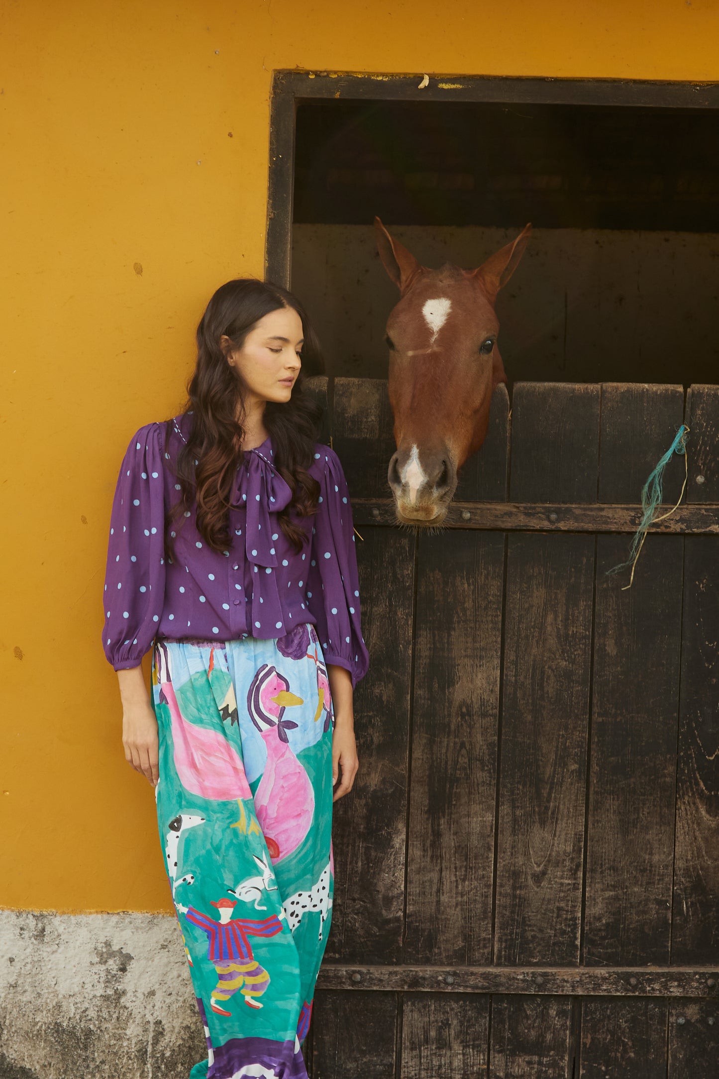 Calça Aladim Bosque - roxo