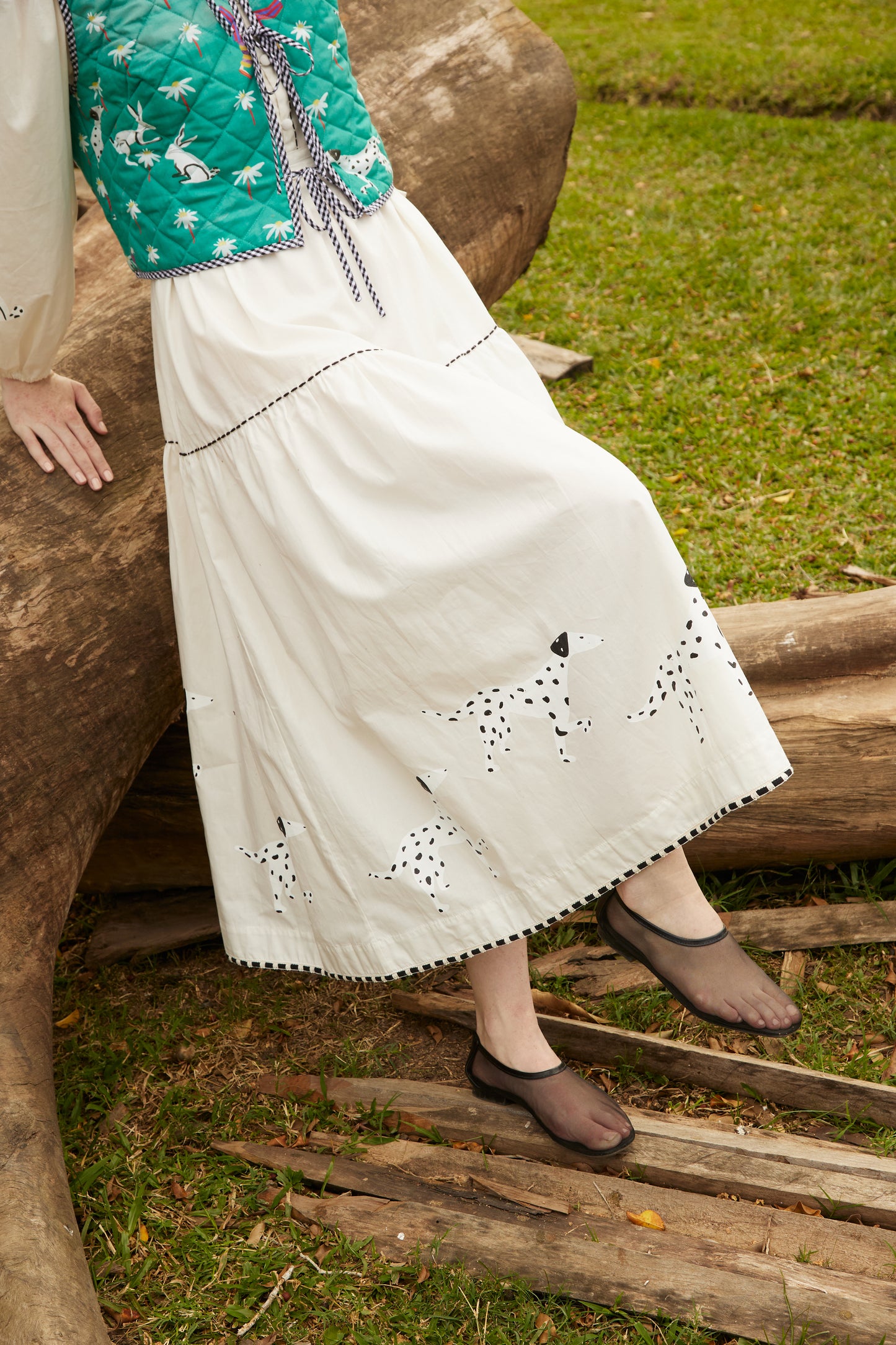 Vestido Bosque Pintado - off