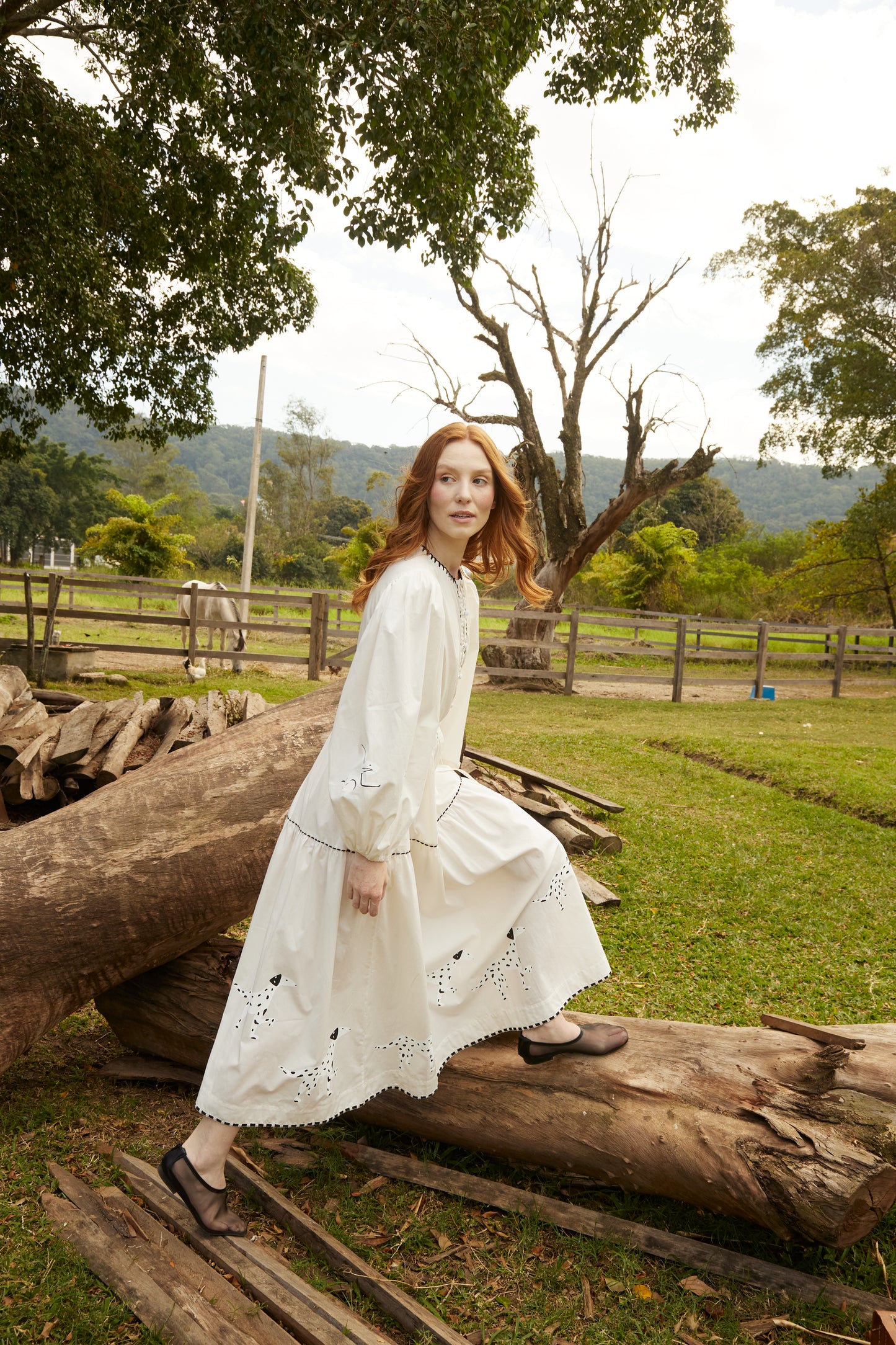 Vestido Bosque Pintado - off