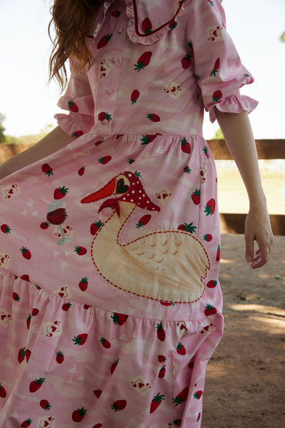 Vestido Alegria Silvestre - rosa