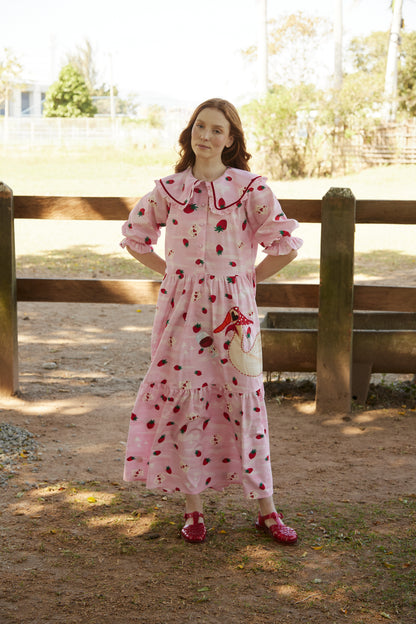 Vestido Alegria Silvestre - rosa