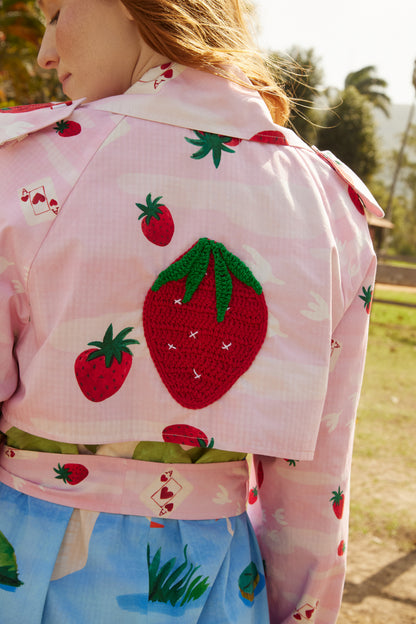 Trench Coat Picnic - rosa