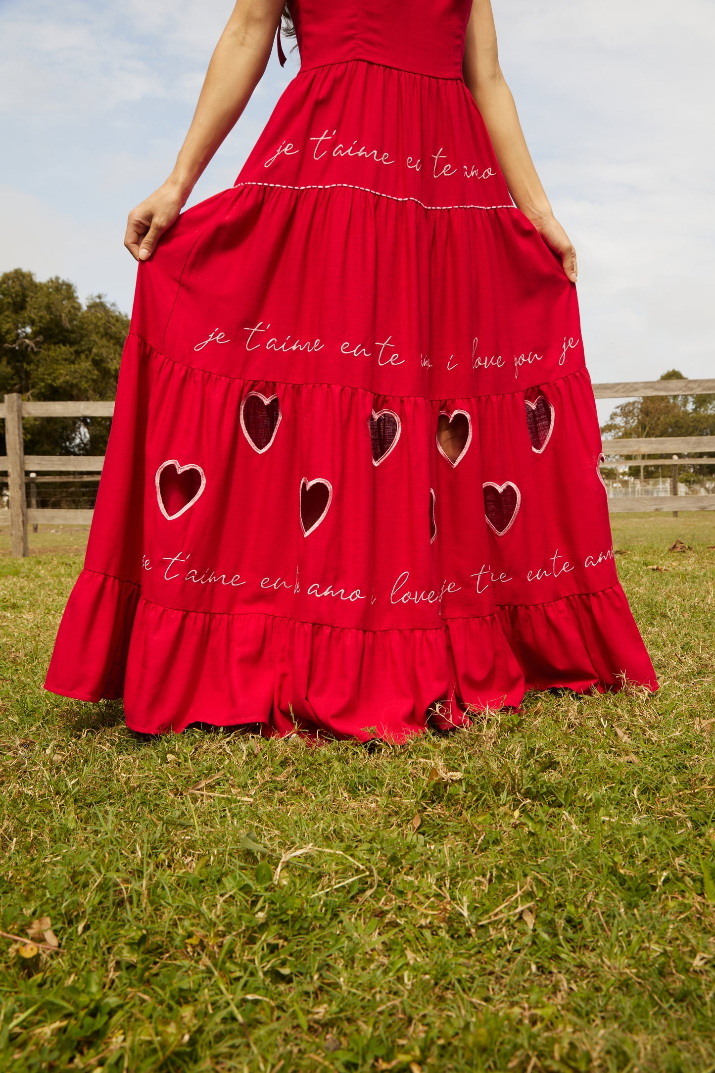 Vestido Amanda Amor - vermelho