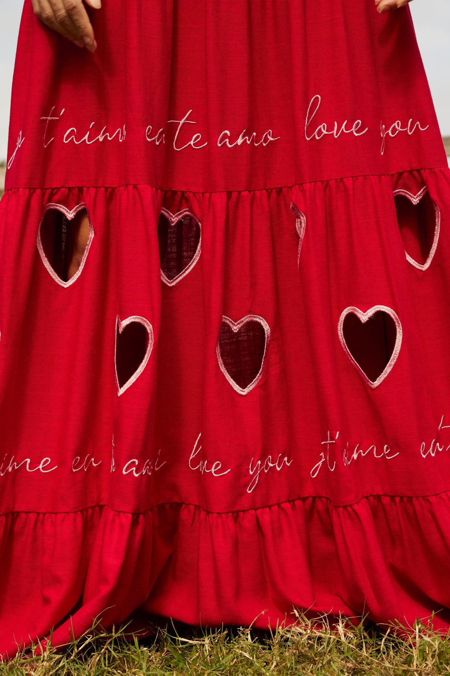 Vestido Amanda Amor - vermelho