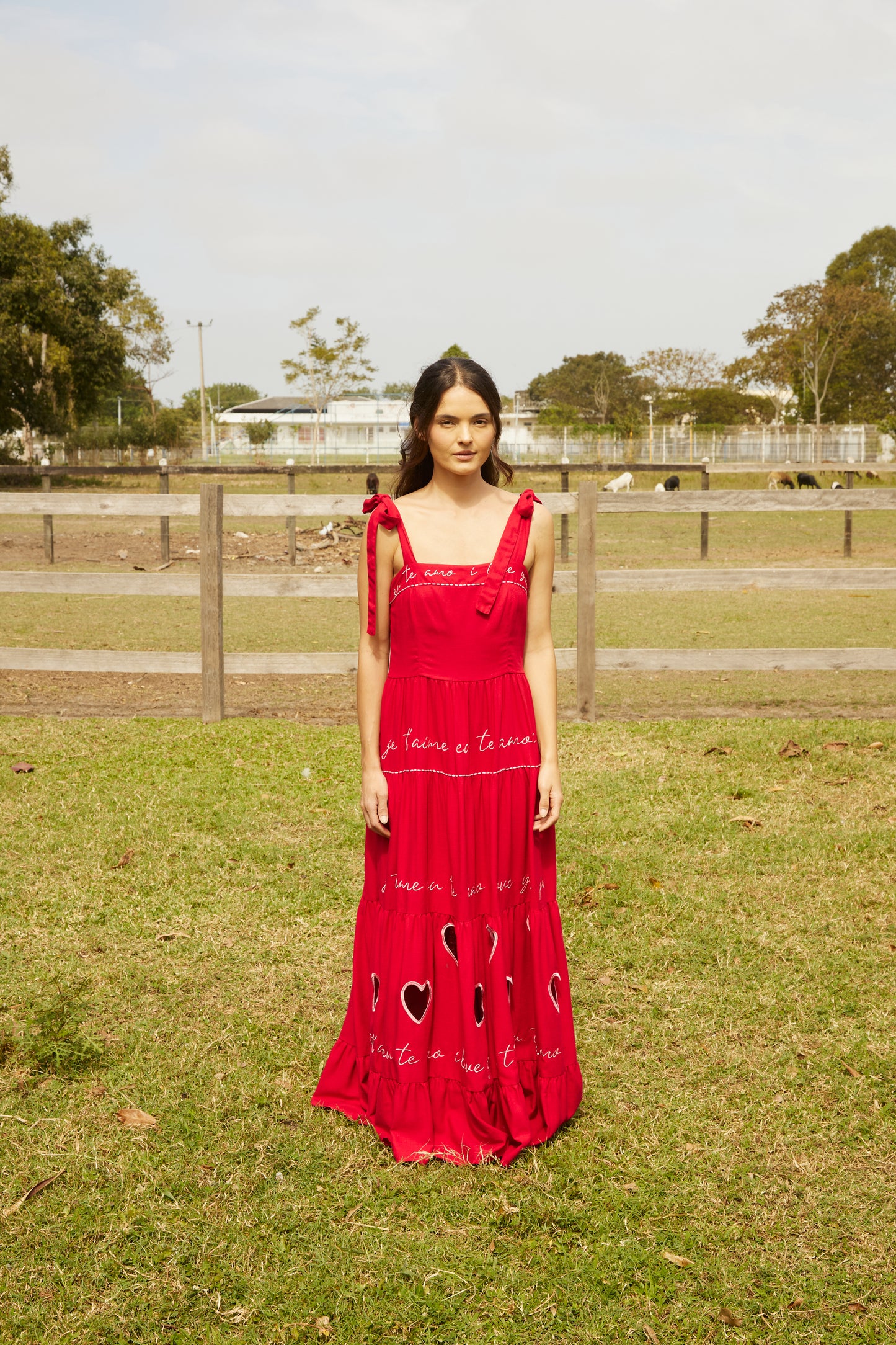 Vestido Amanda Amor - vermelho