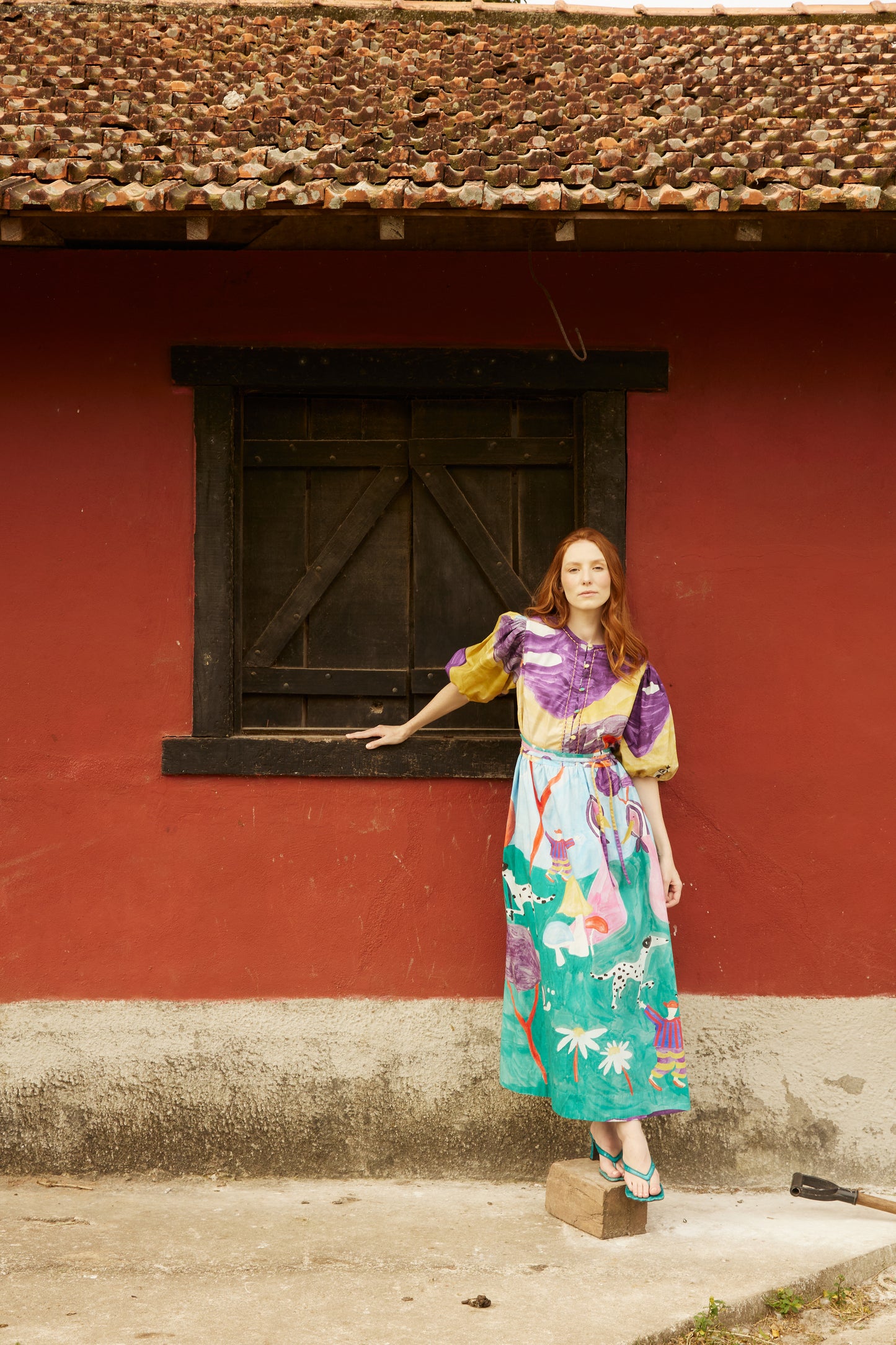 Vestido Bosque - roxo