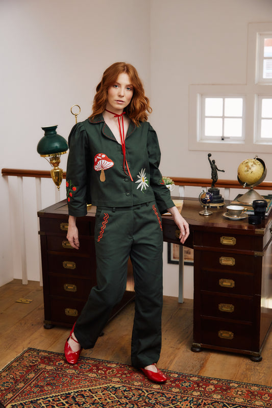 Calça Fazenda - verde militar