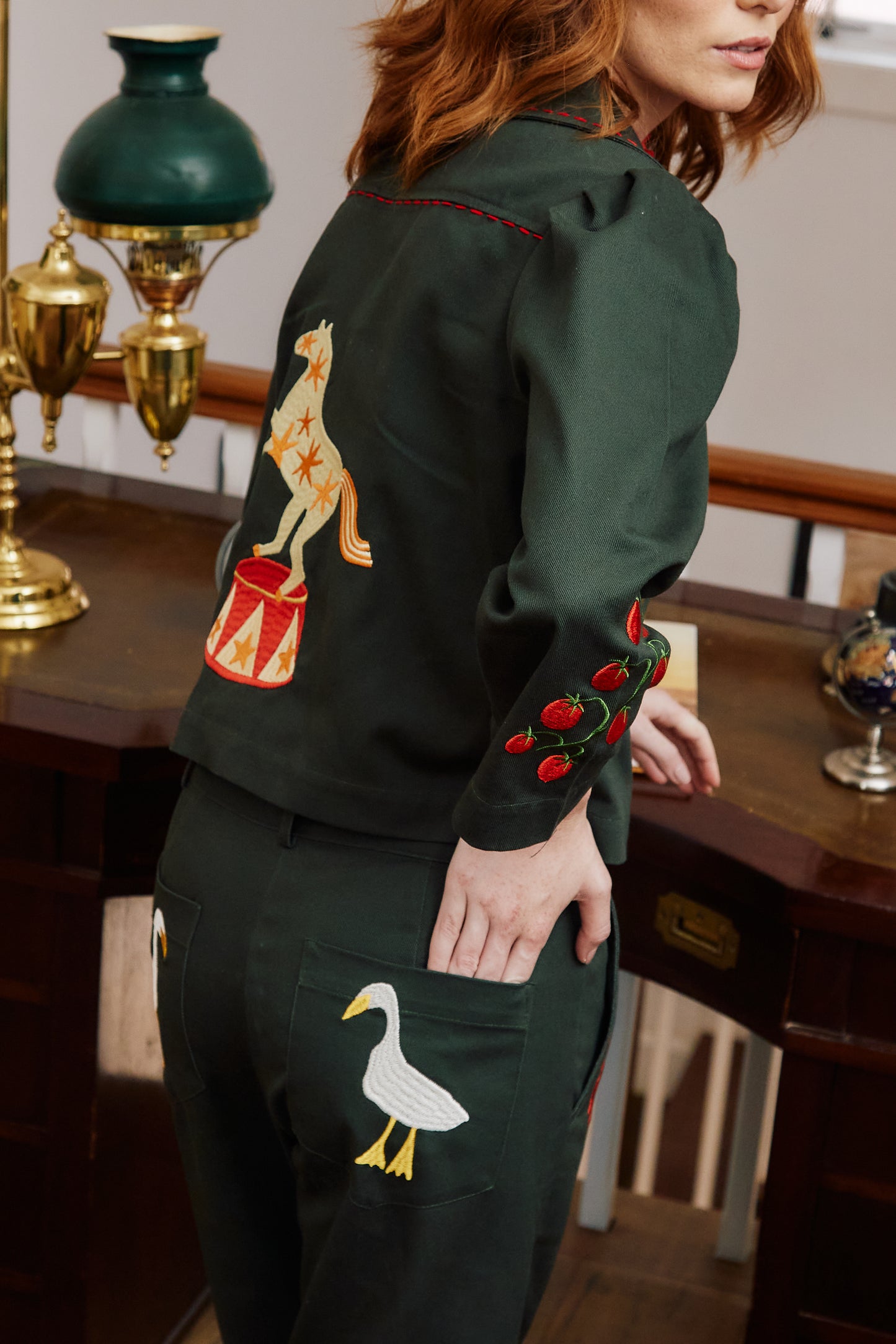 Calça Fazenda - verde militar