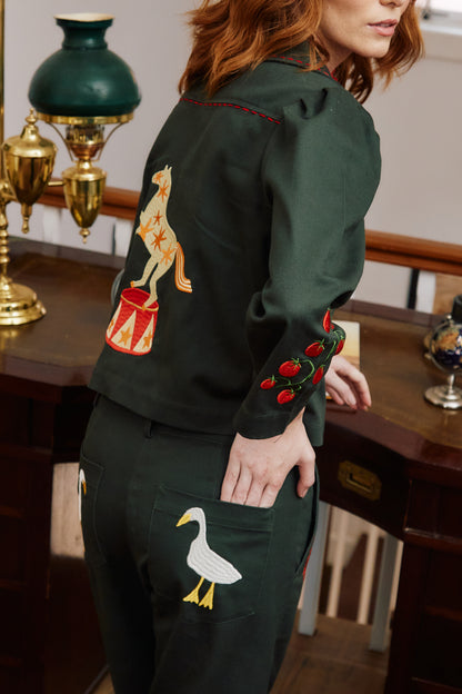 Calça Fazenda - verde militar